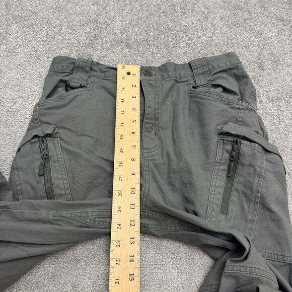 S. Archon City Tactics Series Cargo Pants Womens Large Gray Straight Leg 31x29.5 - Picture 6 of 16